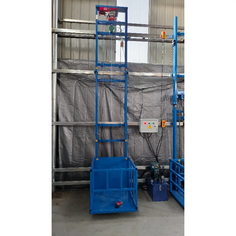 EXW Electric Hydraulic Lifting Platform 500KG 1 Ton For Warehouse Factory Home Use Freight Elevator With Remote Control
