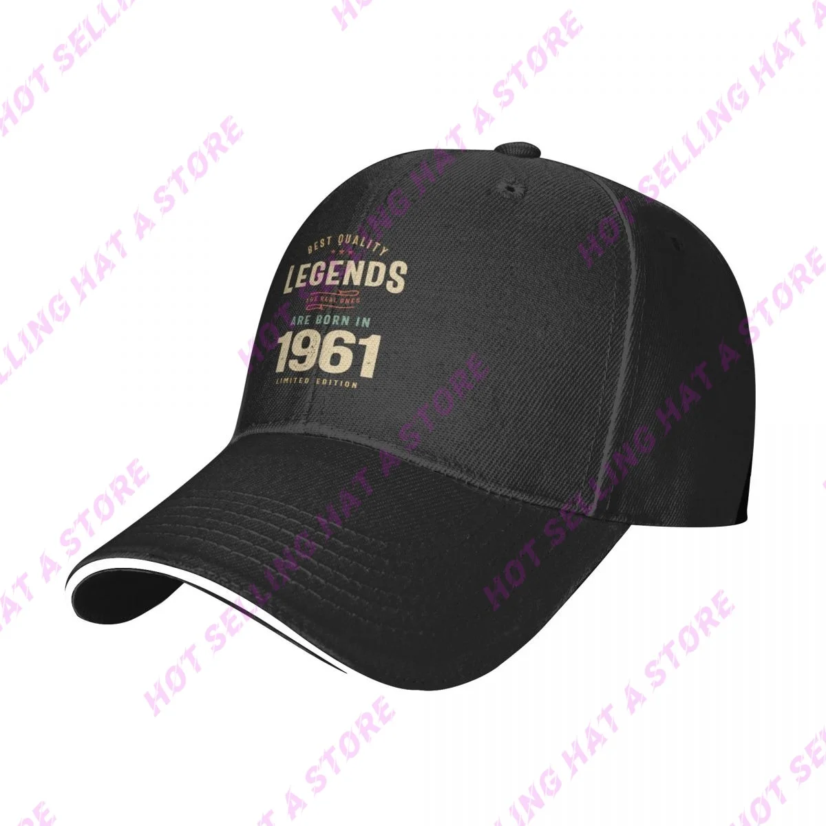 Summer Men Cap 1961 Multiple Colour Baseball Cap Adjustable Unisex Hats Adult Children Hat Shade Sport Baseball Hats Hip Hop Hat