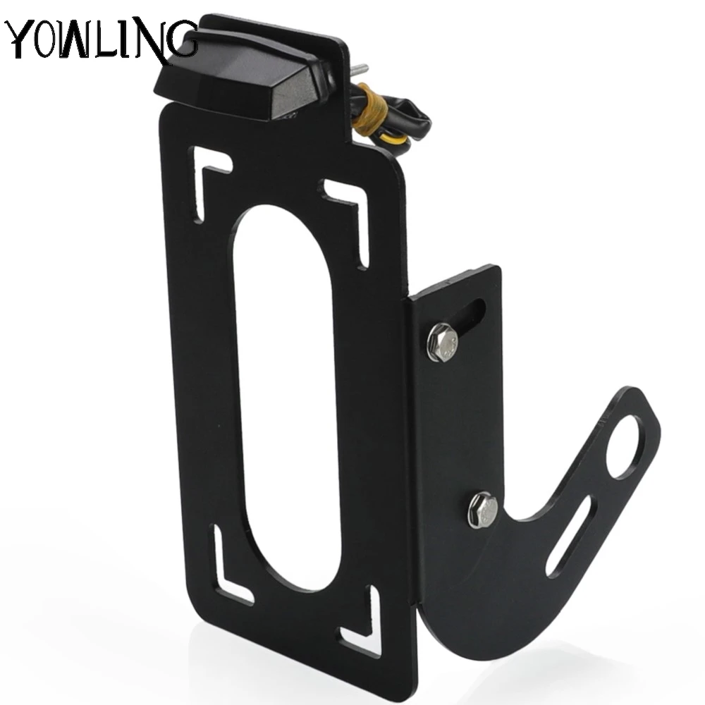 Side Fender Eliminator Mount License Plate Holder Side License Plate Holder For Bonneville T100 T120 Thruxton Speed Twin 1200