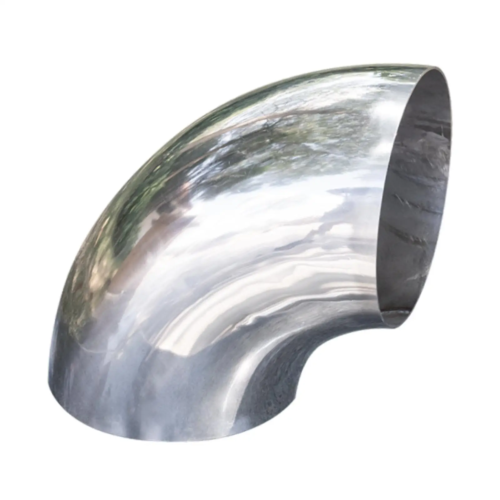 90 Degree Elbow Easy to Weld 304 Stainless Steel Smooth Surface Fitting Convenient Plumbing Elbow for Stair Rail Welding