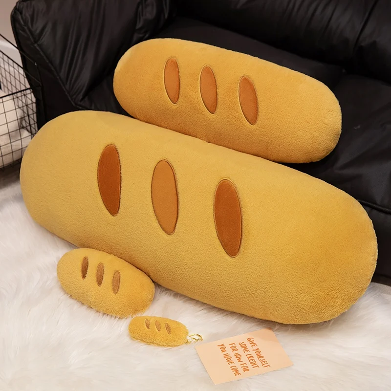 20/50 Cm Lange Baguette Pluche Kussen Pluizige Gevulde Voedsel Brood Plushie Rugsteun Kussen Home Decor Slapen metgezel Gift