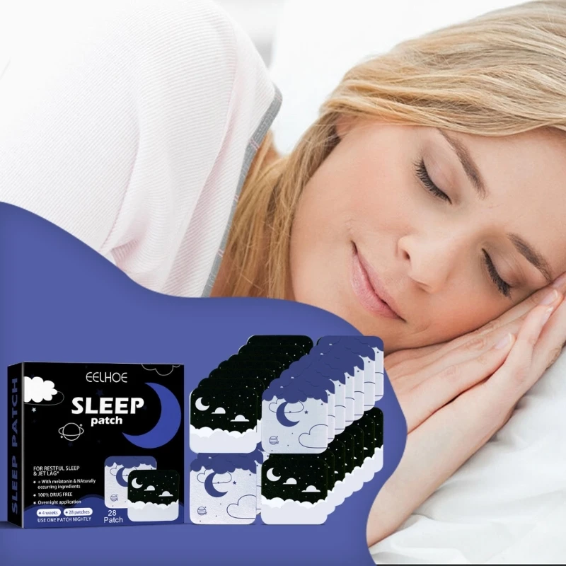 28pcs Sleep Aids Patch Herbal Stickers Herbals Sleeping for Women Men Drop Shipping