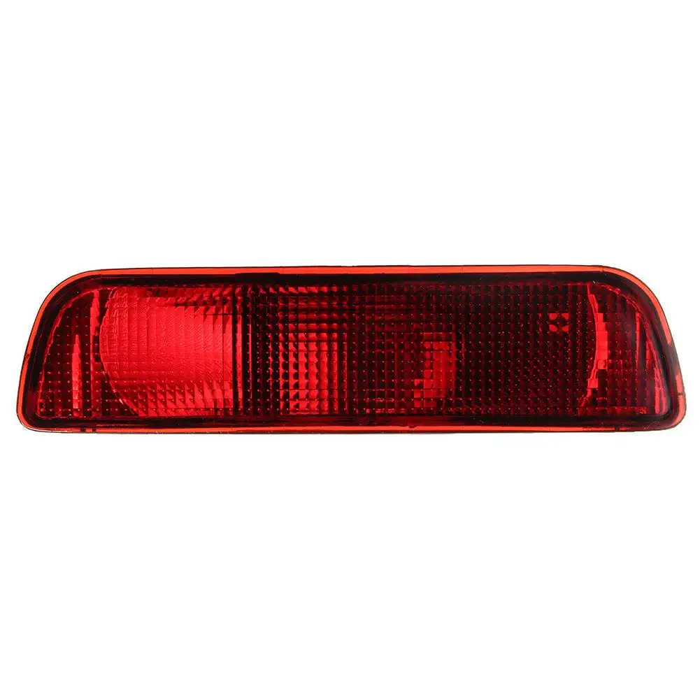 For Nissan Qashqai 2007-2013 Auto Rear Bumper Reflector Fog Light Fog Lamp Red Rear Tail Central Bumper Fog Lamp