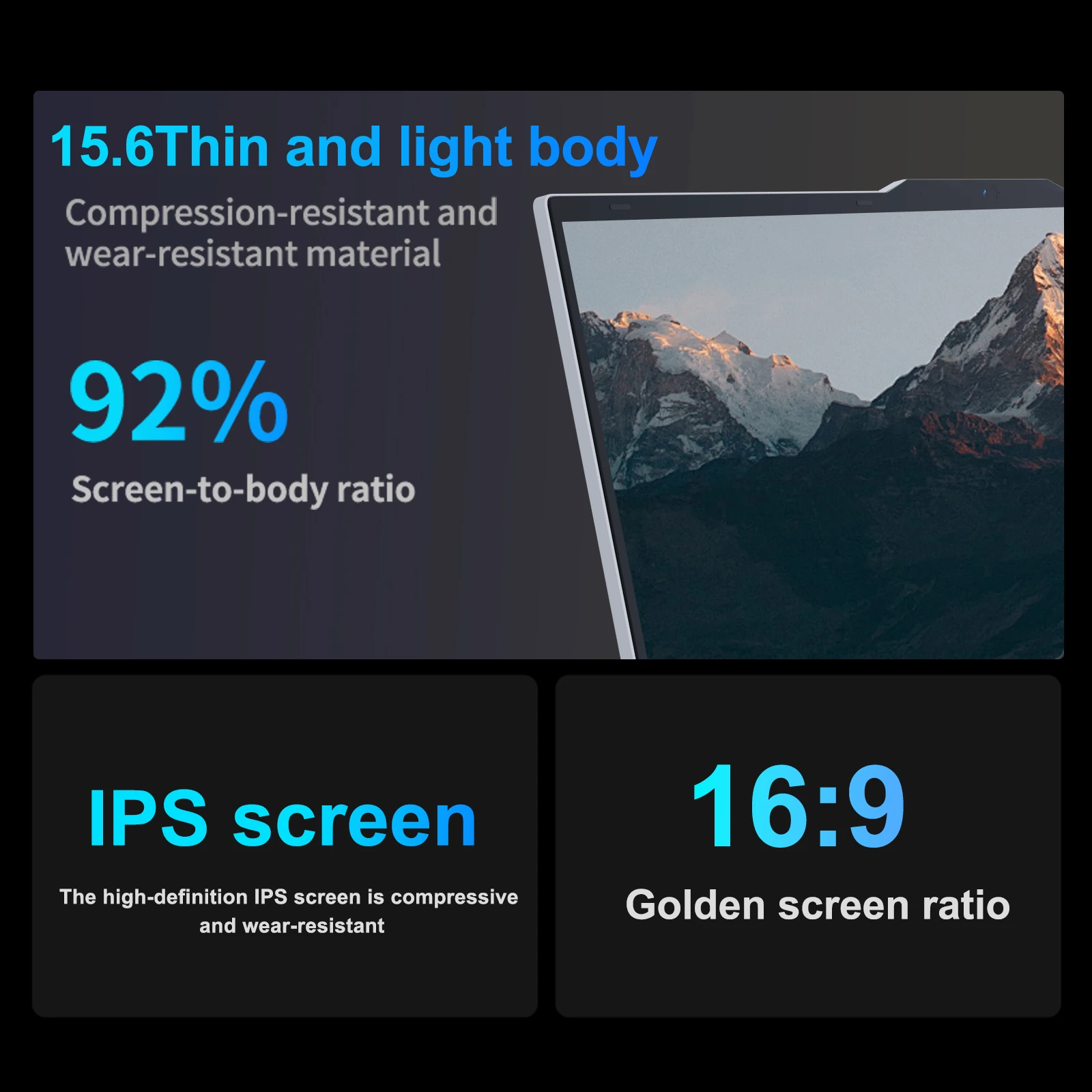 15,6 inch i3 laptop Computer Intel Core i3 6100U 16GB RAM 1TB 2TB SSD 5000mAh Windows 11 Pro Notebook PC Draagbare laptop