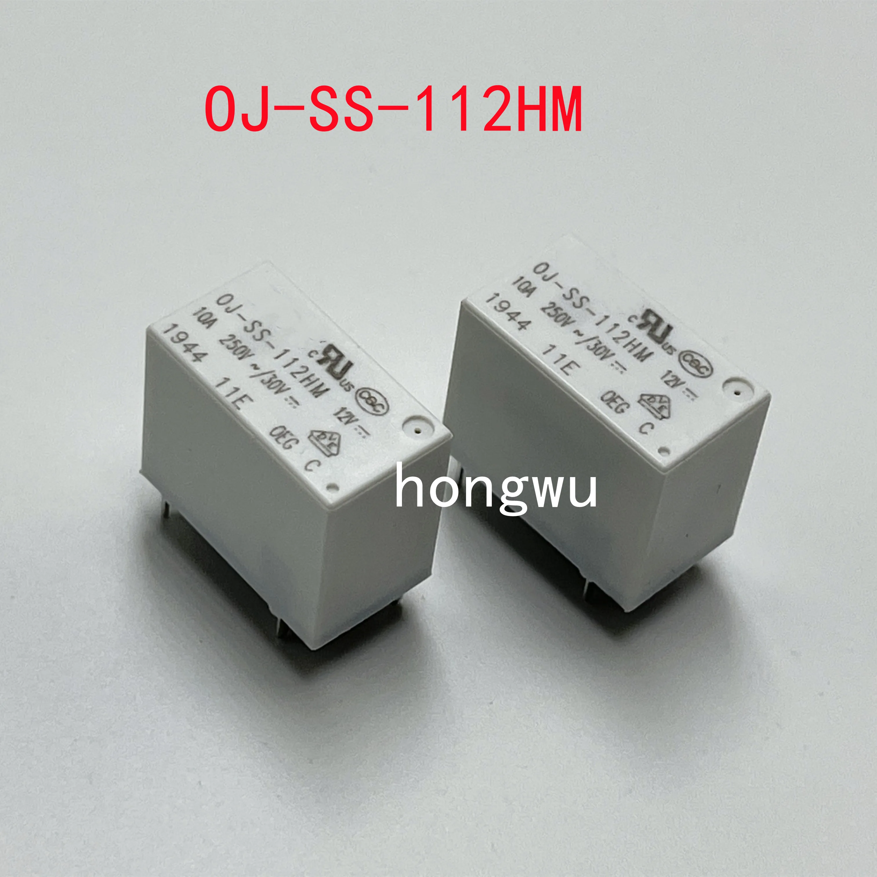 

100% Original New 5PCS/ OJ-SS-112HM DC12V relay 10A 4pins