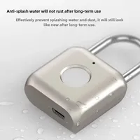 Intelligent fingerprint lock luggage electronic lock head cabinet lock student dormitory padlock fingerprint unlock fingerprint