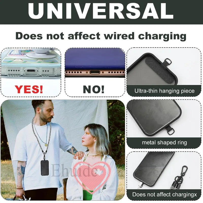Multifunctional Cell Phone Lanyard Adjustable Strap