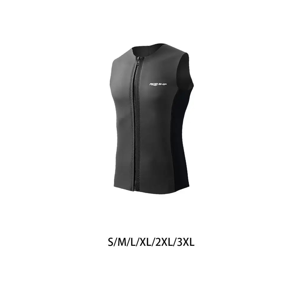 Wetsuit Top Thermal Sleeveless Swimsuit for Swimming Water Sports Snorkeling