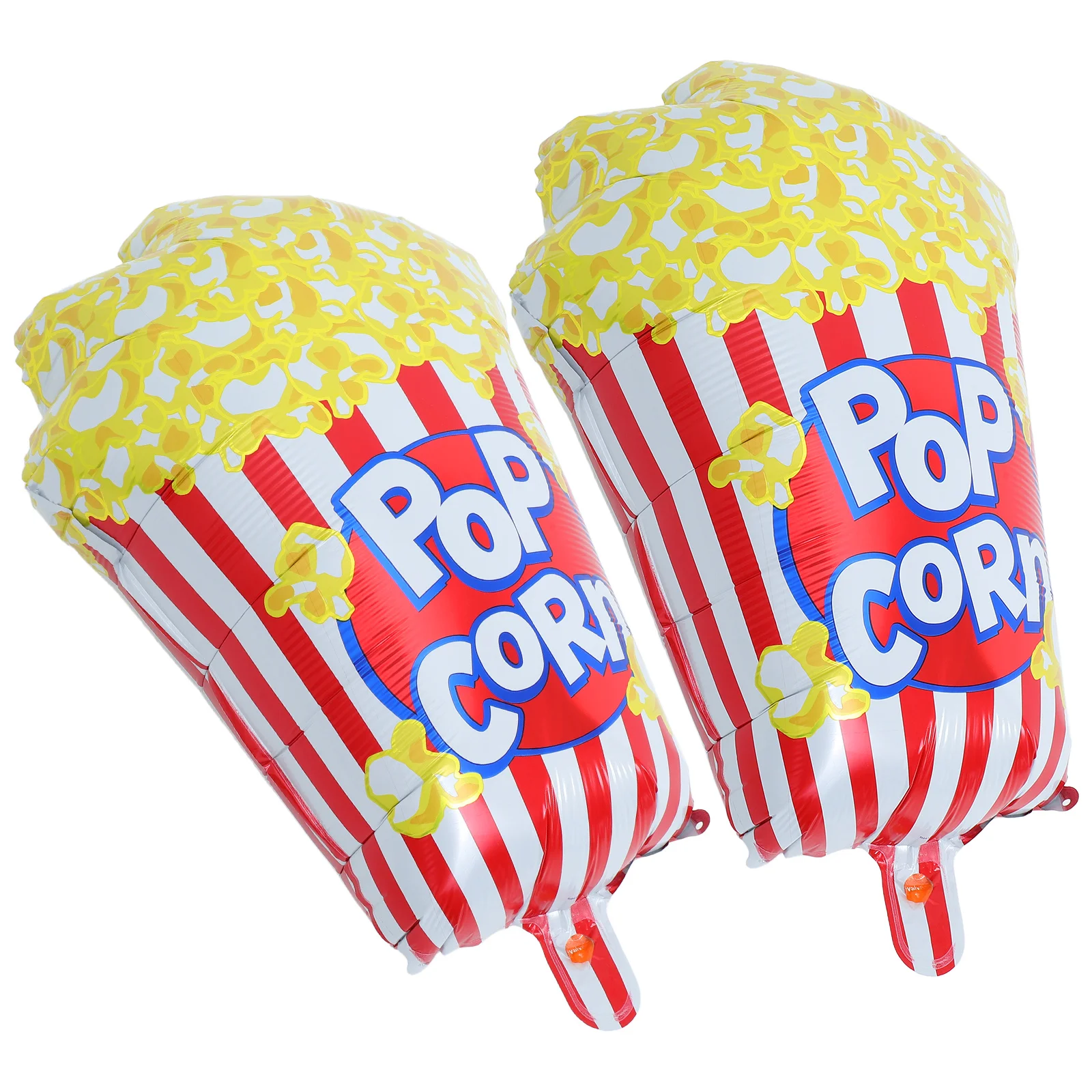 

2Pcs Popcorn Balloon Large Foil Movie Night Birthday Party Decorations Unique Popcorn Shaped Balloon Carnival Theme Film