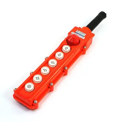 ABS Housing Rainproof 7 Button Switch COB-63 Hosit Pendant Control Station