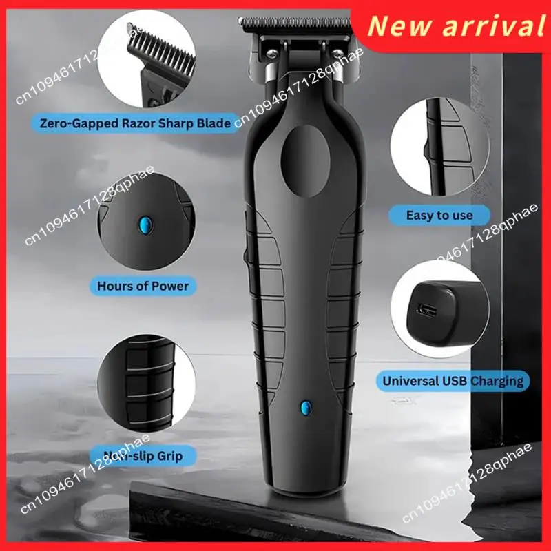 N89R Эффективная мужская машинка для стрижки волос, беспроводная и перезаряжаемая, идеально подходит для повседневного ухода за волосами