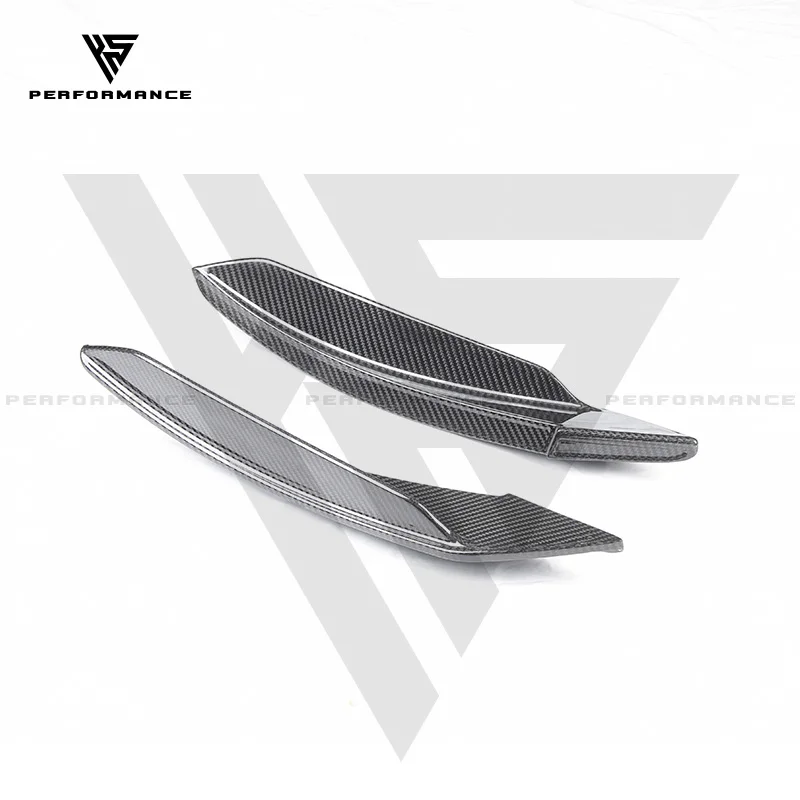 

PT Style Dry Carbon Fiber Auto Accessories Front Bumper Front Canards For Ferrari F8 Carbon Canards