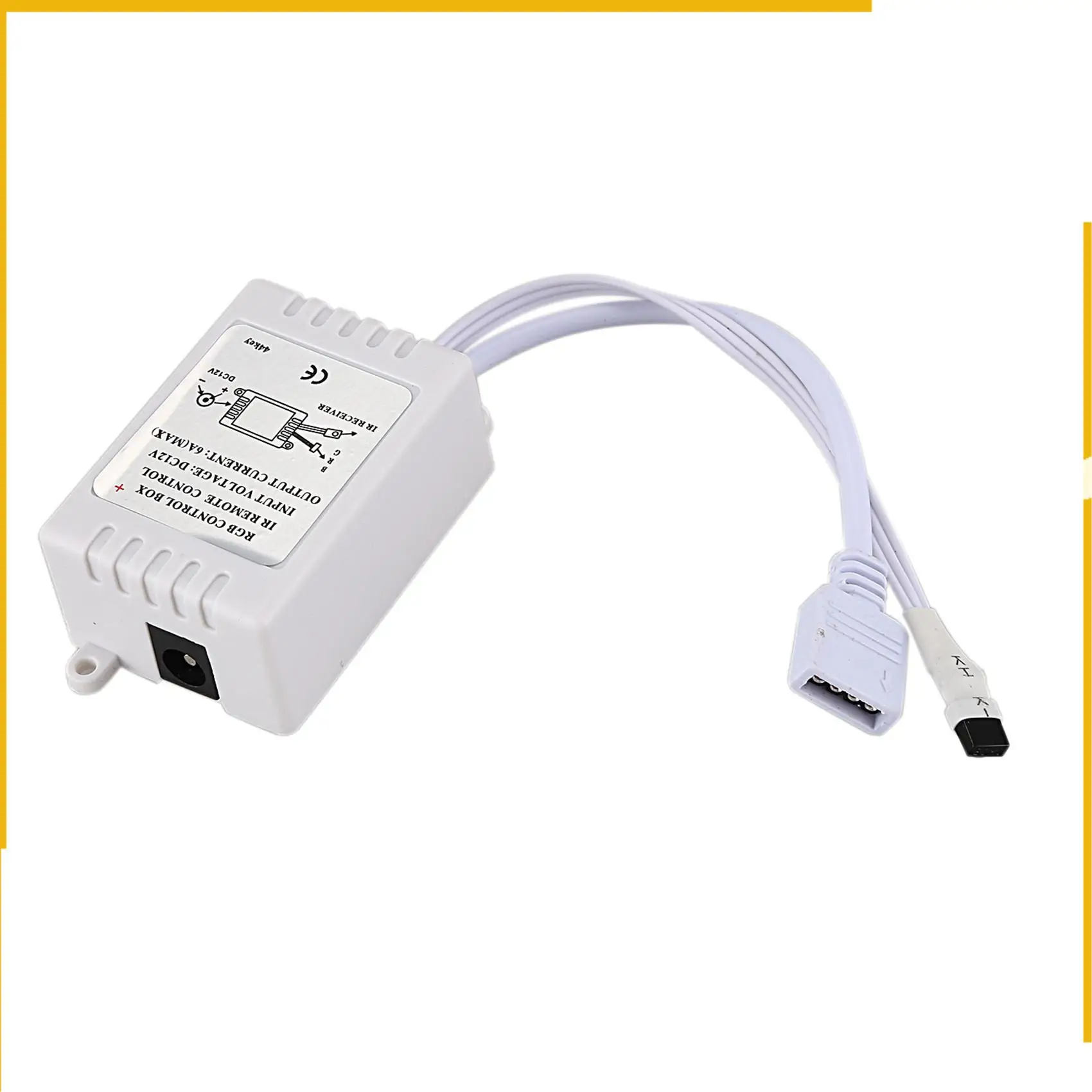 A92P 2X 44 Tombol Remote Control IR Nirkabel dengan Penerima untuk Lampu Strip LED SMD 5050 3528 RGB