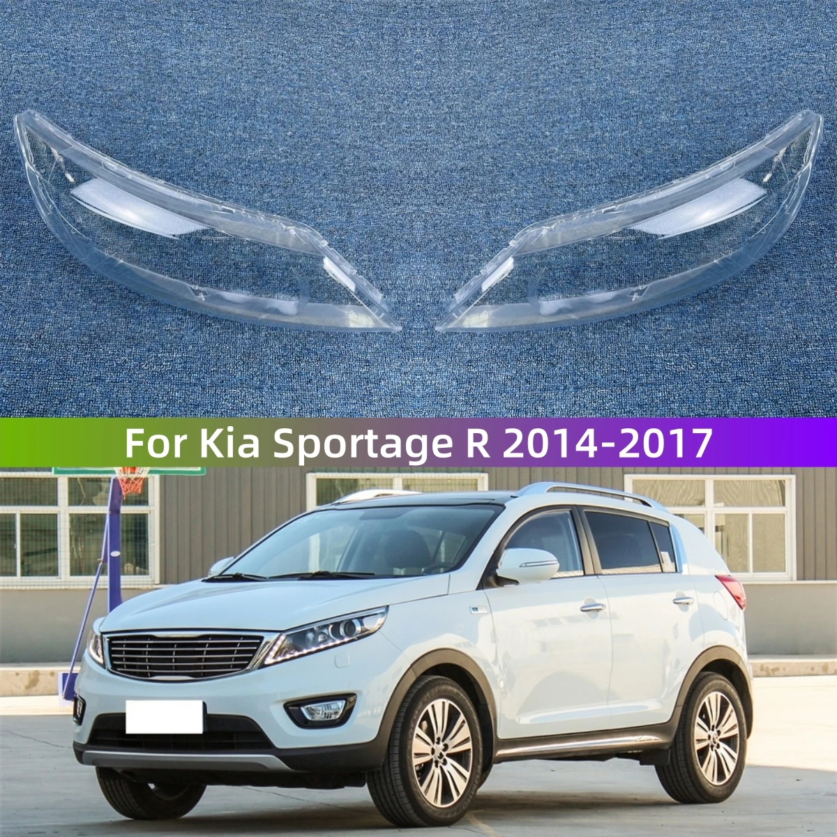 

Для Kia Sportage R 2014 2015 2016 2017, автомобильные аксессуары, абажур, крышка, передняя фара автомобиля, крышка объектива, оболочка