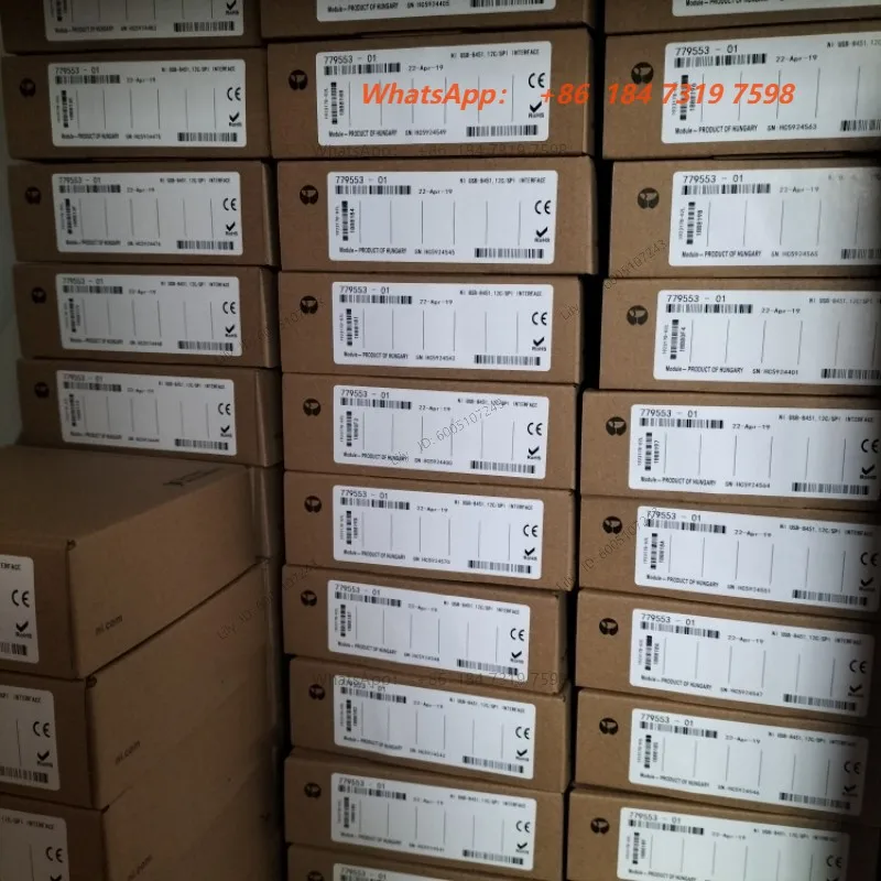 100% 새 제품 USB-8451 779553-01 데이터 수집 카드 DAQ USB (데이터 케이블 포함) 터미널 I2C SPI 인터페이스 (NI용)
