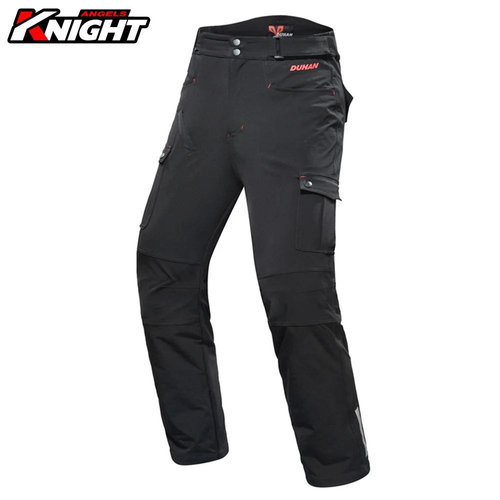 

DUHAN Motorcycle Pants Men Summer Protective Gear Motocross Pants Motorcycle Riding Trousers Biker Ski Moto Pants Waterproof