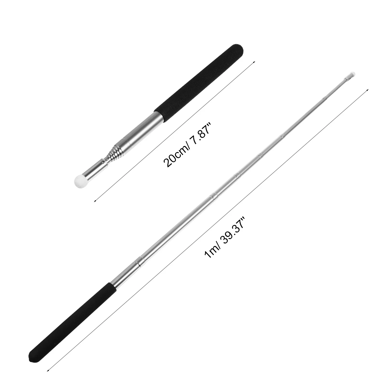 39 Inch Telescopic Whiteboard Pointer Reusable Felt Tip Endures Frequent Use Perfect for Presentations Education Strong Stable