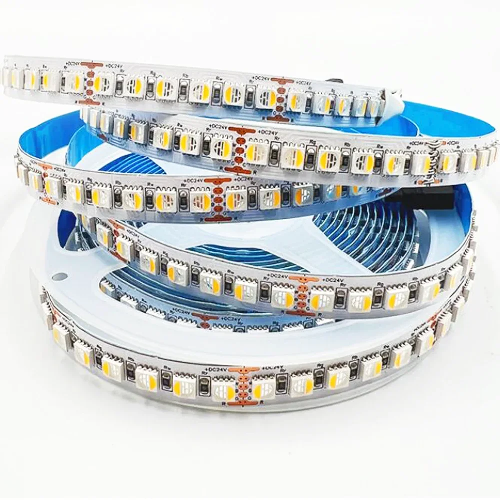 DC12V 24V 5050 RGBW RGBWW LED Strip Lights 60/84/96/108/120leds 4 Color in 1 Chip RGB LED Tape 3000K 4000K 6000K Light Bar 5m
