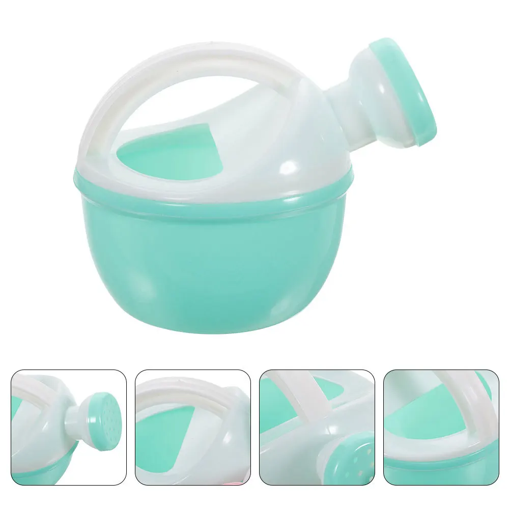 6 個子供用小型プラスチックじょうろ庭用じょうろ子供用ビーチ入浴幼児屋外植物じょうろ