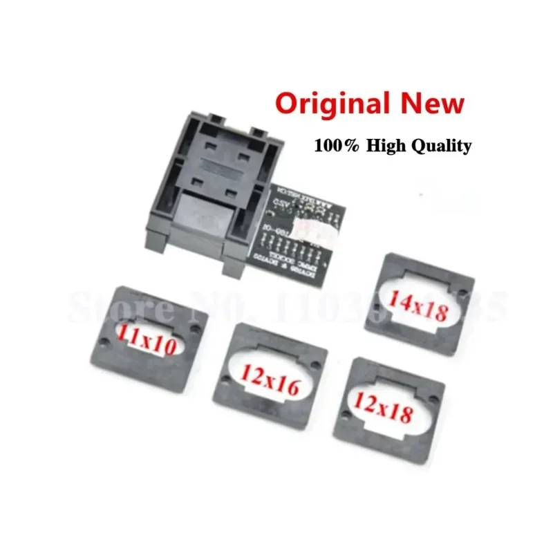 الأصلي RT-BGA169-01 BGA169 / BGA153 EMMC محول V2.5 مع 4 قطعة صندوق حفظ BGA لآلة حاسبة المبرمج الذكية RT809H