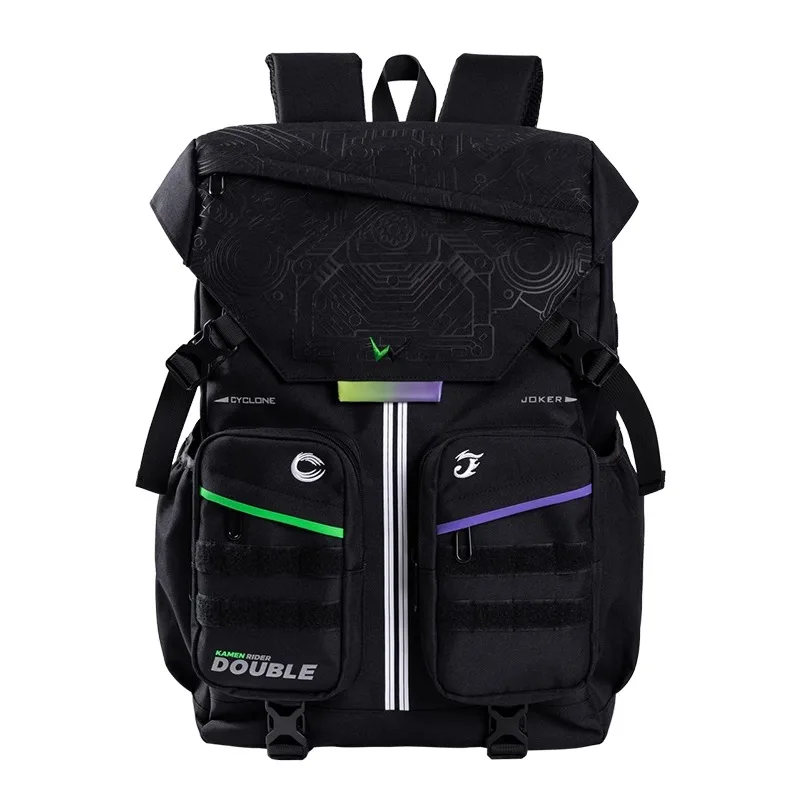 Anime Kamen Rider Cosplay Decade Shoulder Bag Black Unisex Laptop Large Backpack Men Women Crossbody School Bag Messenger Bags