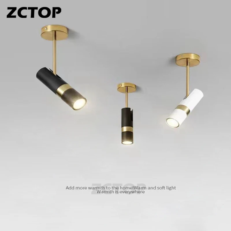 北欧-led-シーリングランプ回転角度スポットライト-5-ワット-gu10-シャンデリア-110v-220v-寝室ベッドサイド階段テレビ背景照明