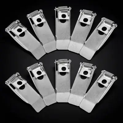 

10Pcs Ceiling Clips Downlight Spring Clips Securing Clamps for LED Panel Lamp Recessed Lighting Springs Spring Latch