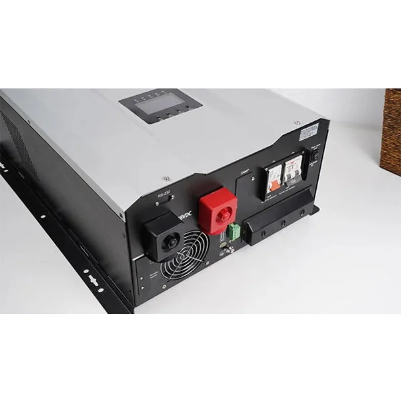 Inverter 5KW 10KW 12KW Off Grid Hybrid Solar Inverter Built-in Controller 60A 120A 98% Efficiency 120/220VAC