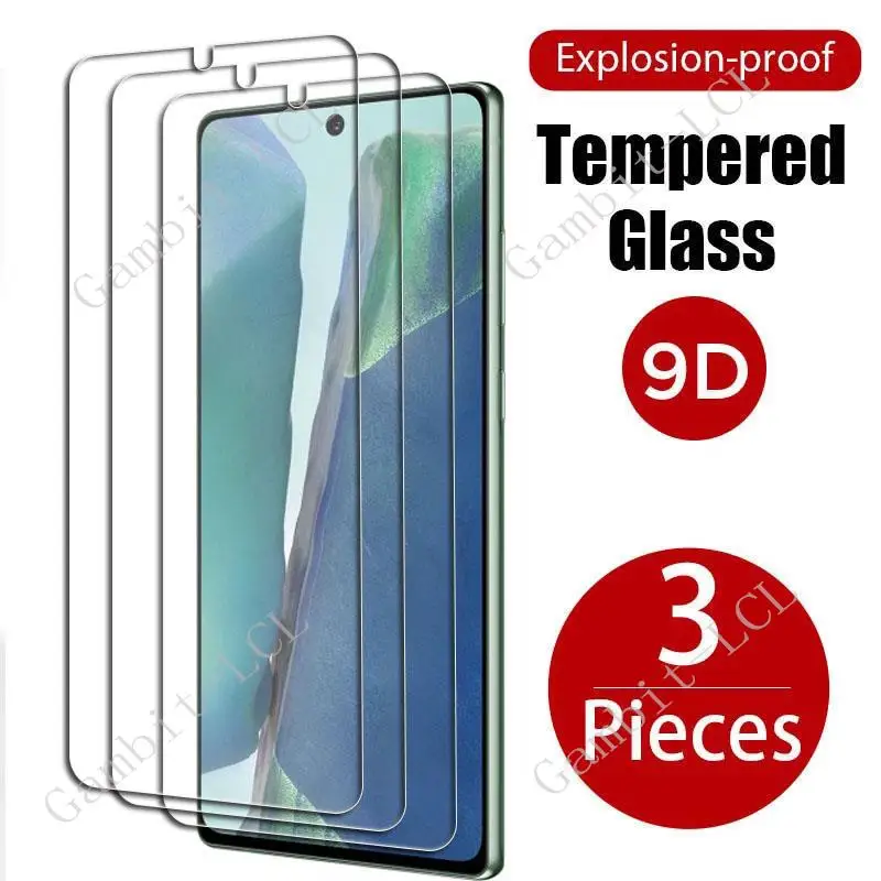 3PCS Protective Tempered Glass For Samsung Galaxy Note20 SamsungGalaxyNote20 GalaxyNote20 Note 20 Screen Protector Cover Film