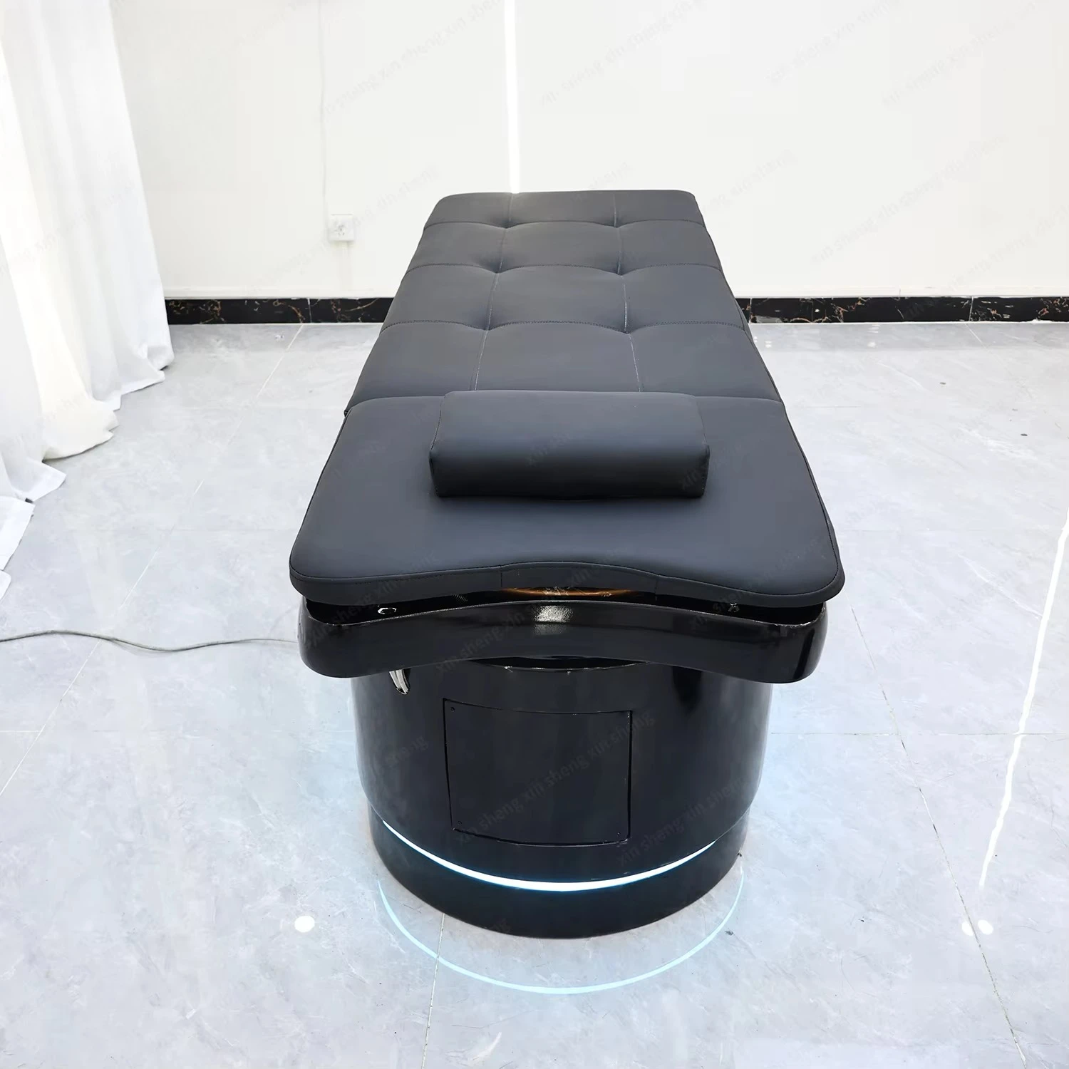 Salon Furniture Hair Washing Massage Chair Shampoo Bed SPA Head Water Therapy Thai Massage Shampoo Bed Portable English