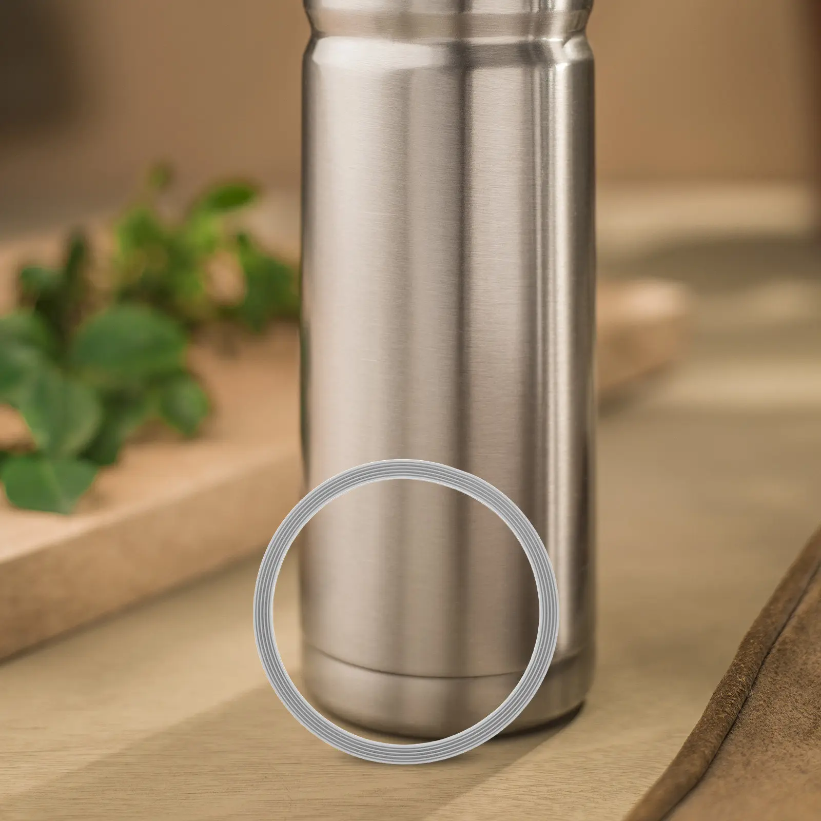 Silicone Seal Ring Water Bottle Gasket Replacement Leak Proof Lid Gaskets Insulated Bottle Outdoor Activities Flask Lid Gasket