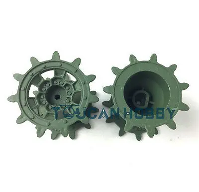 

Spare Parts HENG LONG 1/16 German Leopard2A6 RC Tank 3889 Plastic Sprockets Driving Wheels TH00425-SMT9