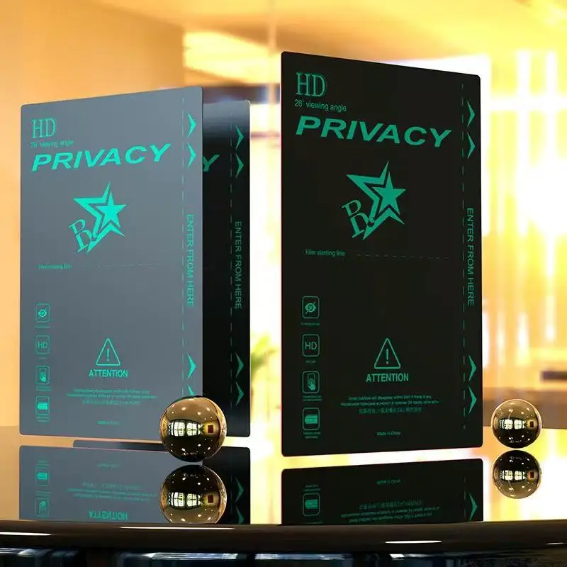 

20 Pcs 26° Anti-Peep HD Privacy TPU Hydrogel Film - 8-inch, Angle-Free Alignment, Cutting Machine Special Film