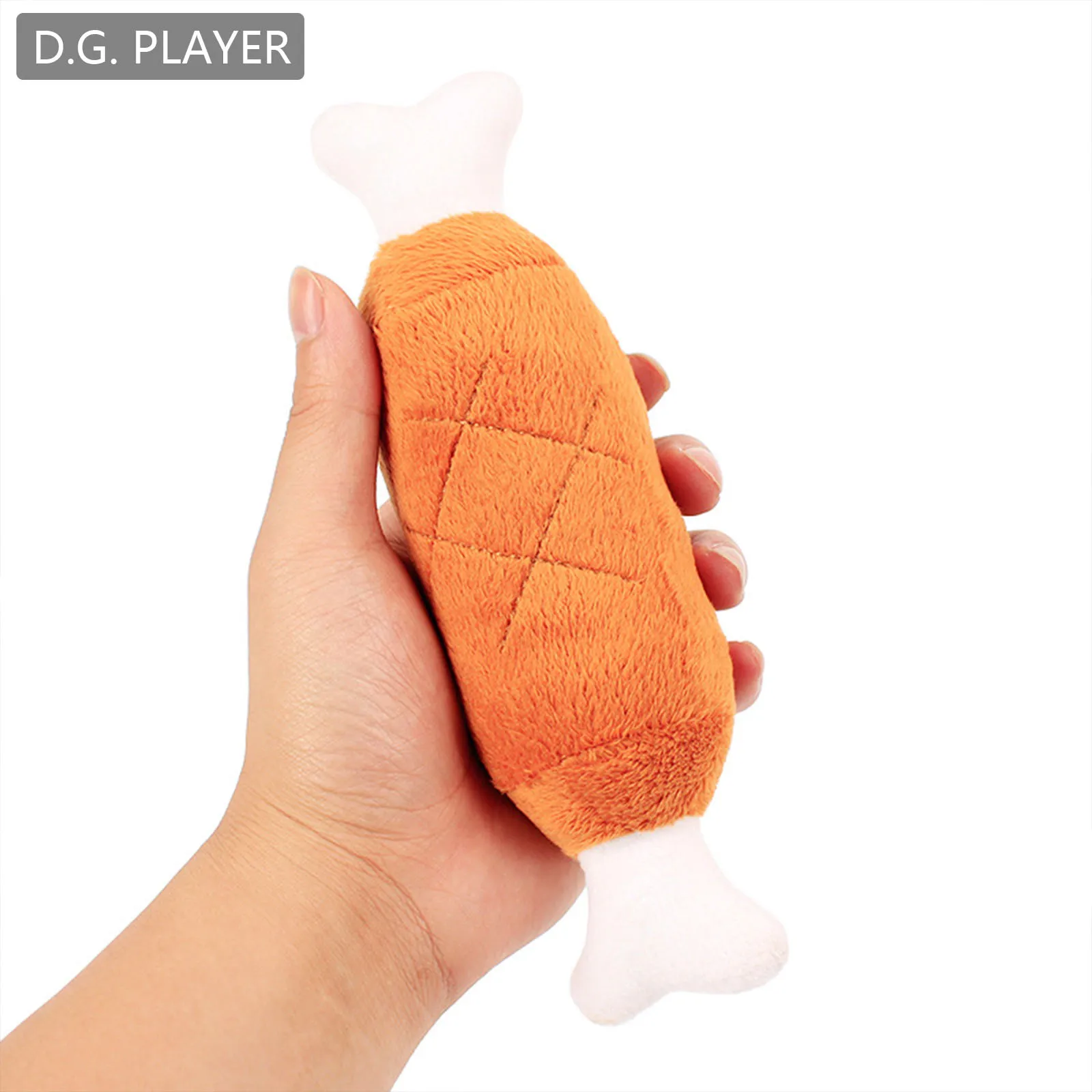 D. g. PLAYER-Brinquedo de dentição de pelúcia para cães, jogo interativo molar, mordedor resistente à mordida, falando, molar, brinquedo do cão