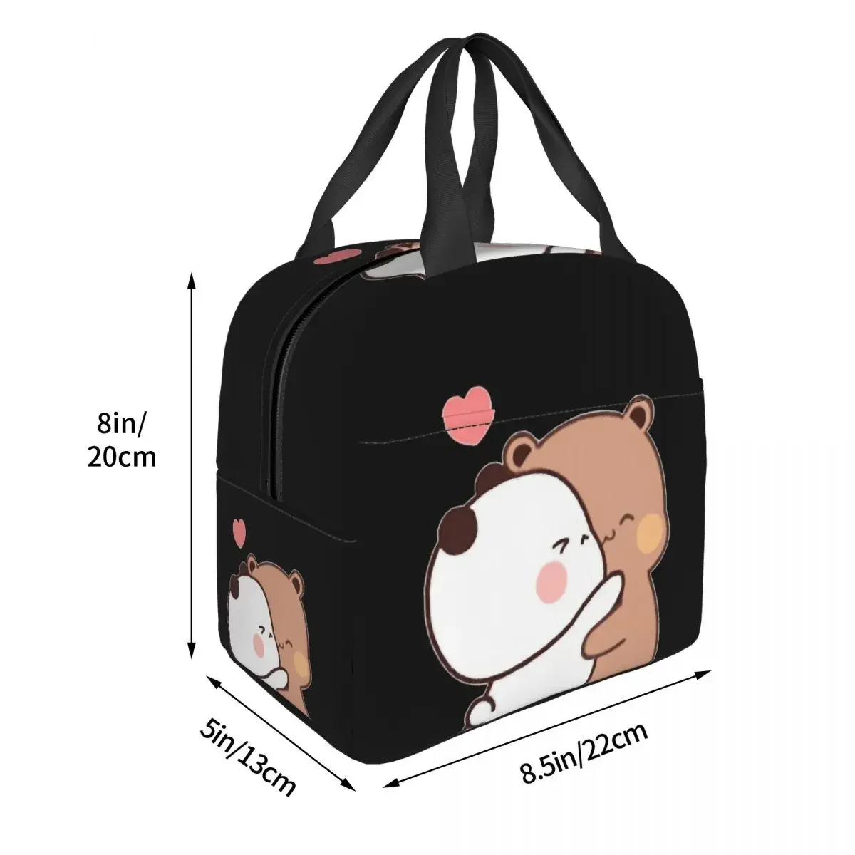 Bear And Panda Bubu Dudu Balloon Insulated Lunch Bags Portable Picnic Bags Thermal Cooler Lunch Box Lunch Tote for Woman Work