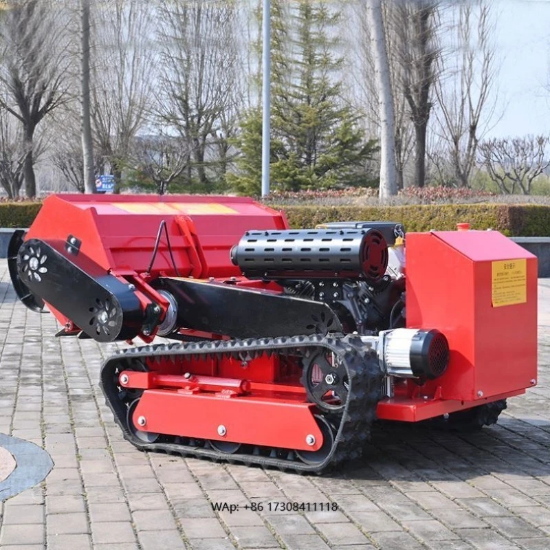 

High Quality Industrial Grade Petrol-Powered Remote Control Lawn Mower with Blade for Agriculture and Forestry