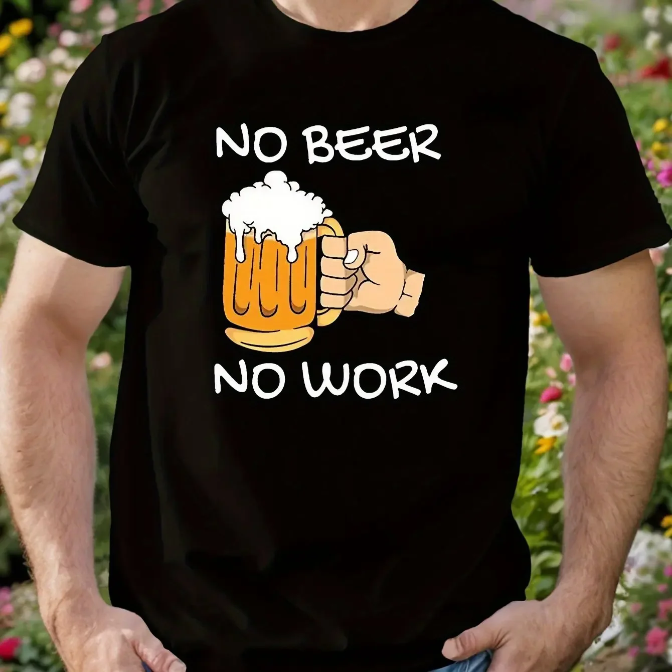 

Exclusive beer print T-shirt for Oktoberfest in Munich, hip-hop street fashion, sporty men's T-shirt100% pure cottonhigh quality