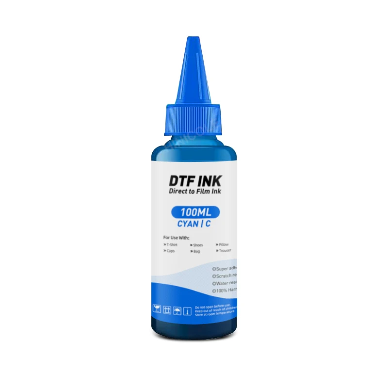 100ML 5 szt. Tusz do Epson folia termiczna atramentowego DTF L1800 R1390 DX5 DX7 5113 4720 I3200 1390 1430 P400 F2000 F2100 DTF drukarka