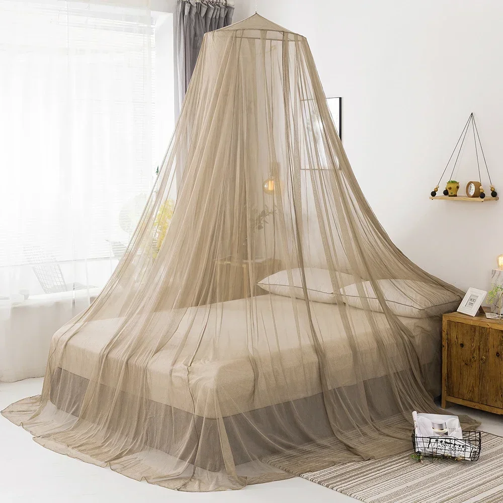 100% Silver Coated RF/EMF Shielding Canopy Hot Sale Radiation Protection Bed Canopy Round Top Mosquito Net