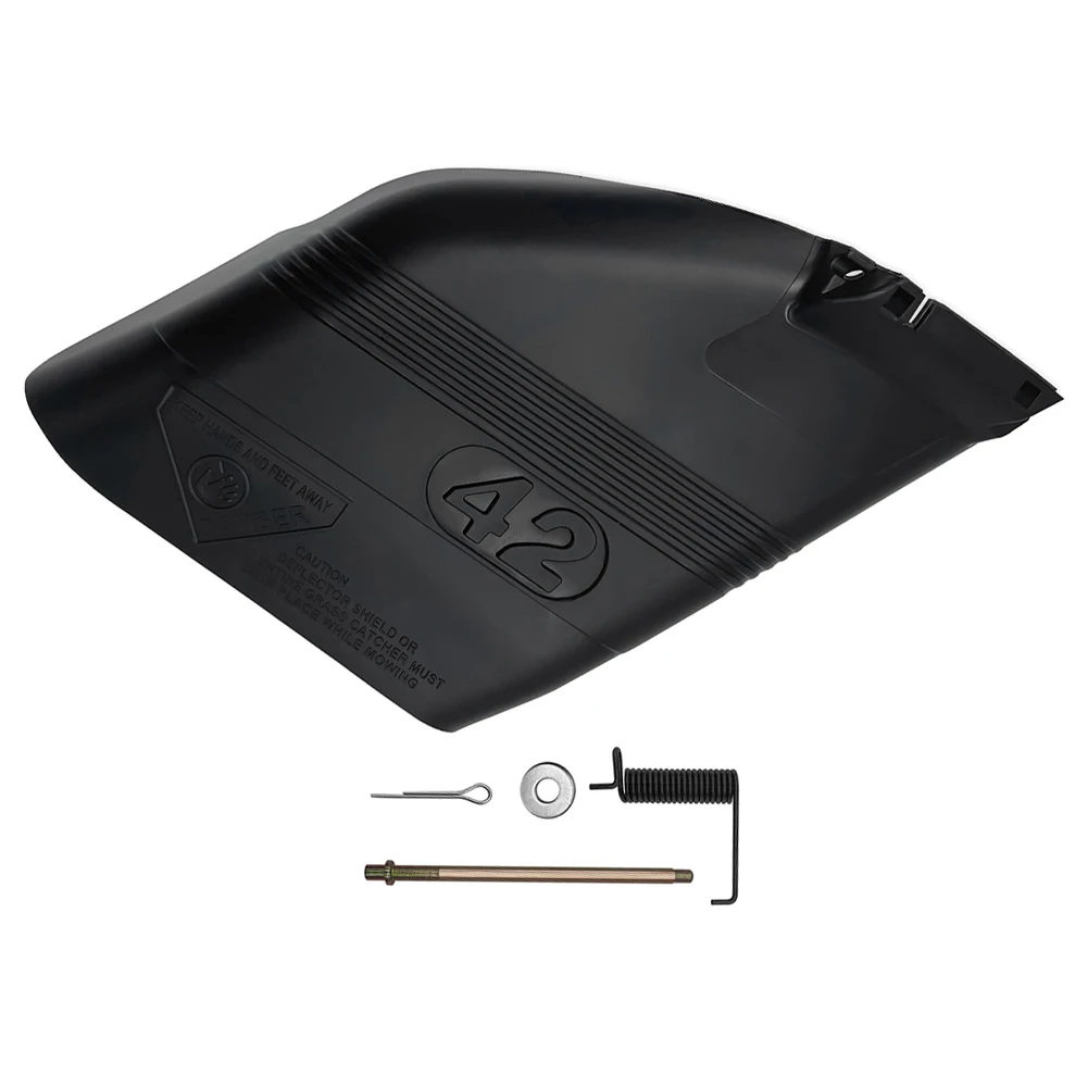 42 Inch Deck Deflector Guard Replacement For Riding Mowers Compatible With Model 130968 Plastic Lawn Mower Deck Shield