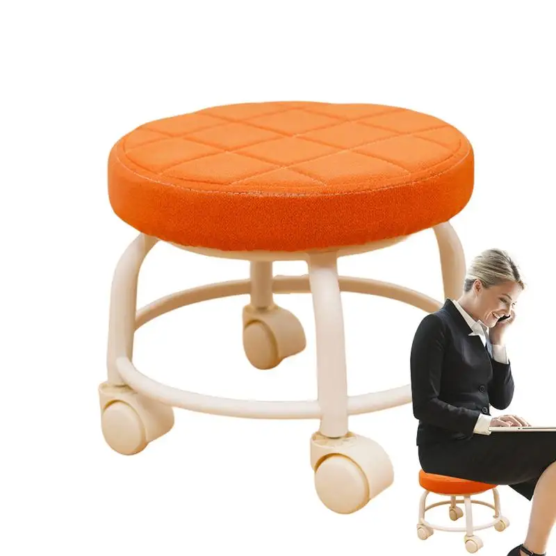 Multifunctional Pulley Heavy-duty Seat 360 Rotation Waterproof Wheeled Stool With Low Practicality Fitness Lazy Bench Stool