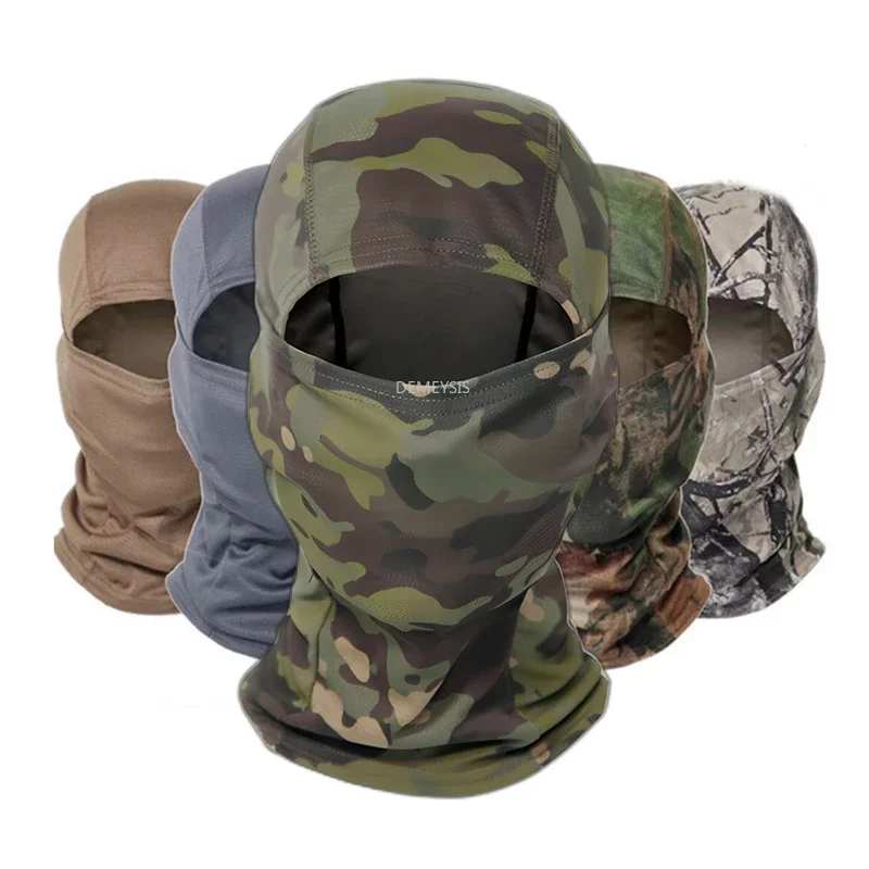 Tactical Balaclava Full Face Mask Shield Cover Breathable Airsoft Hunting Headgear Masks Camouflage Balaclava Scarf