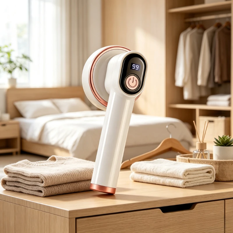 white-digital-display-lint-remover-rechargeable-fabric-shaver-sweater-defuzzer-long-battery-life-non-damage-for-clothes