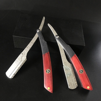 Men's Barber Razor Folding Shaving Shaver Professional Straight Edge Stainless Steel Manual Scraper Barber Razor
