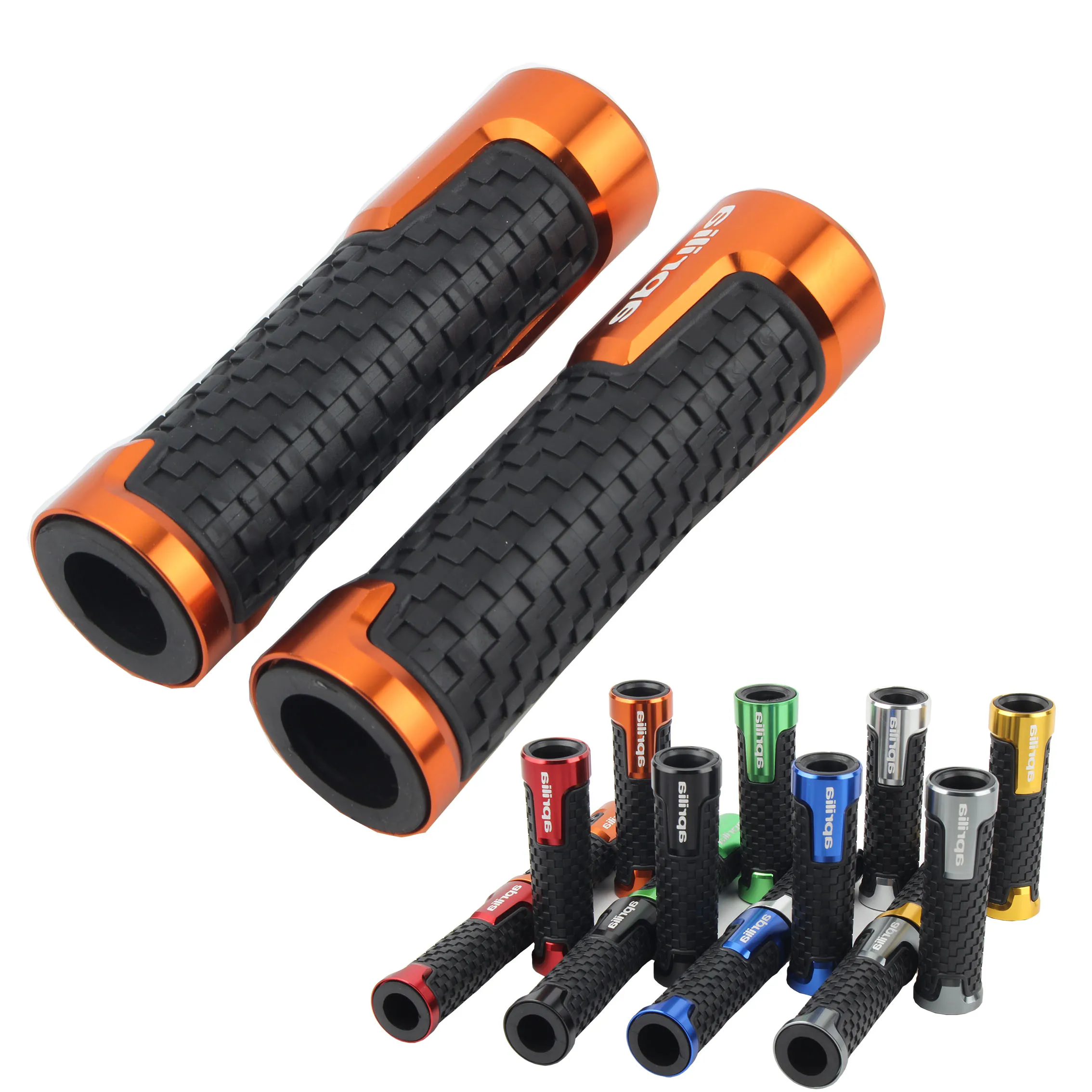 

Motorcycle Handlebar Grips CNC PVC Handle Bar Rubber Gel Grips For Yamaha MT07 MT 07 MT-07 2014-2023 Motocross Handle Hand Grips