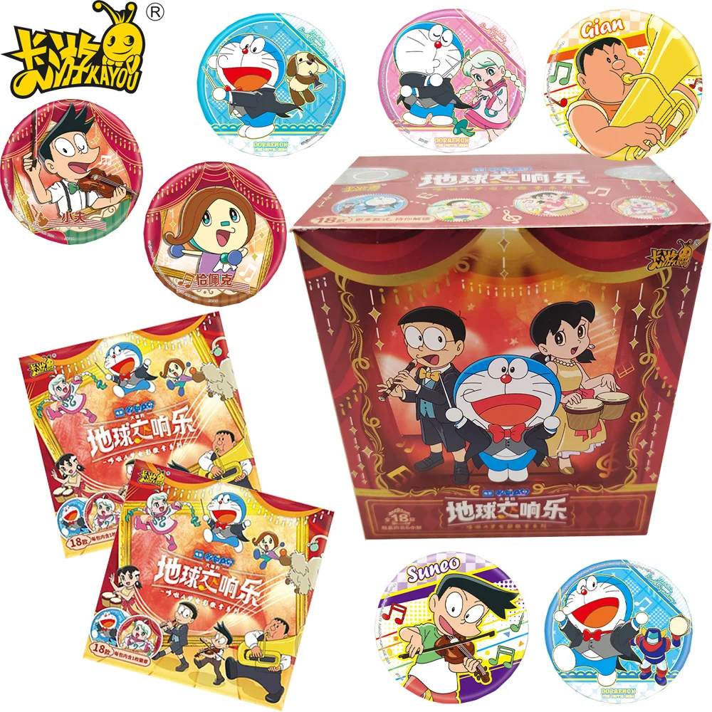 

New Original Kayou Anime Doraemon Peripheral Popular Exquisite Badge Boy's Favorite Handsome Characters Brooches Christmas Gifts