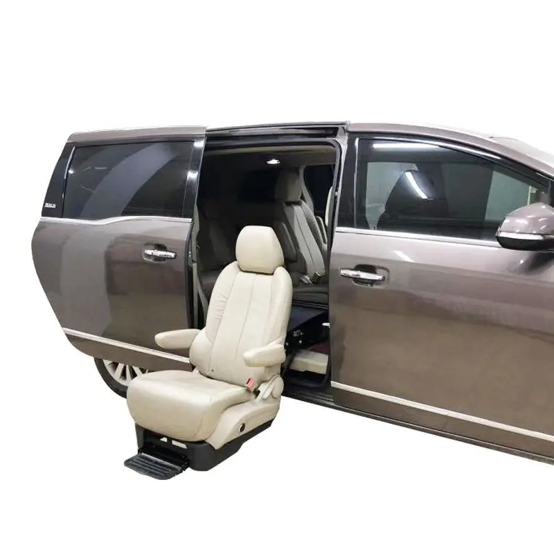 1MPV Car mobile chair  Welfare lift swivel seat lifting and rotating wheelchair docking with wheelchairs