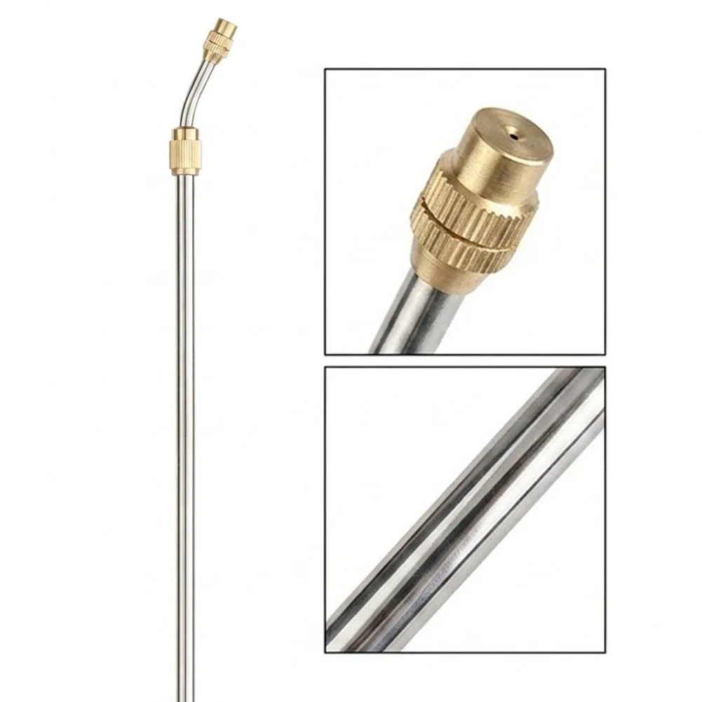 Adjustable Spray Nozzle with Stainless Steel Telescopic Rod for 3L to 8L Portable Garden Sprayers Extended Reach Design