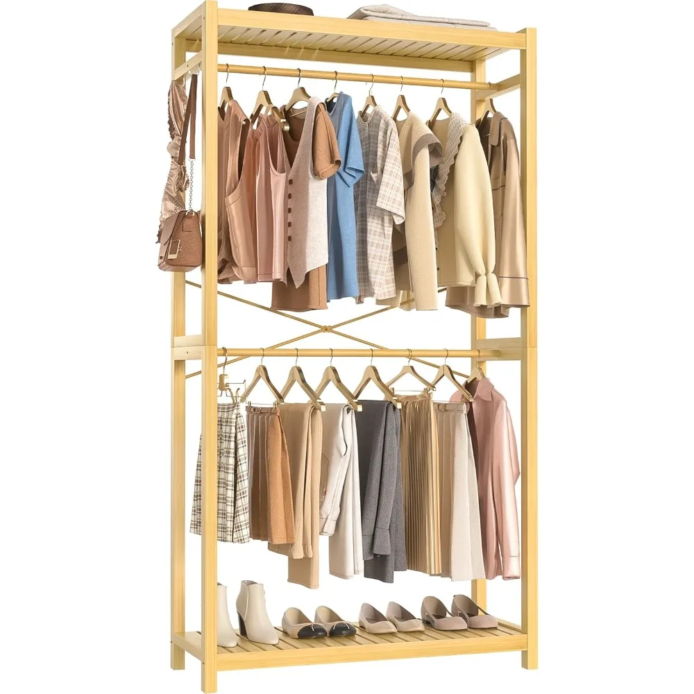 Bamboo Clothes Rack…