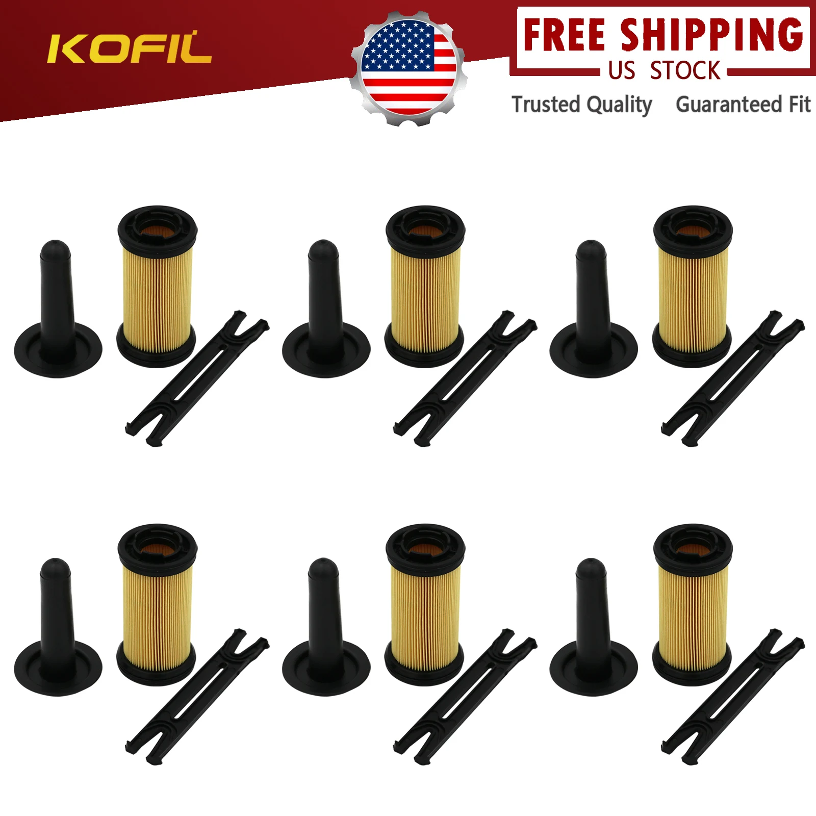 

6PCS Urea Filter Kit Fit for Fleetguard UF101,Fit for Cummins 5303604, Fits for Iveco 47364243, Fits for Volvo Truck 21516229